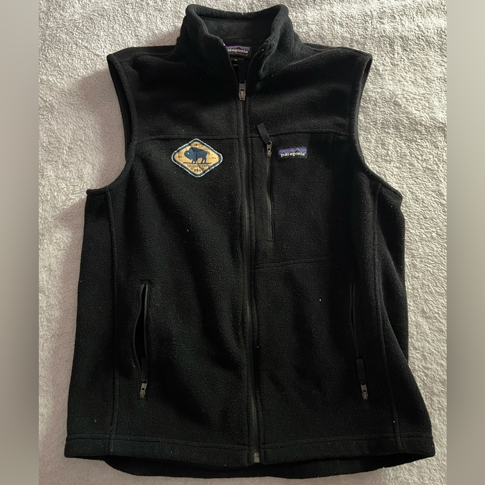 Patagonia Synchilla Black Fleece Vest